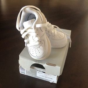 Nike Force 1 (TD) Toddler 3c White